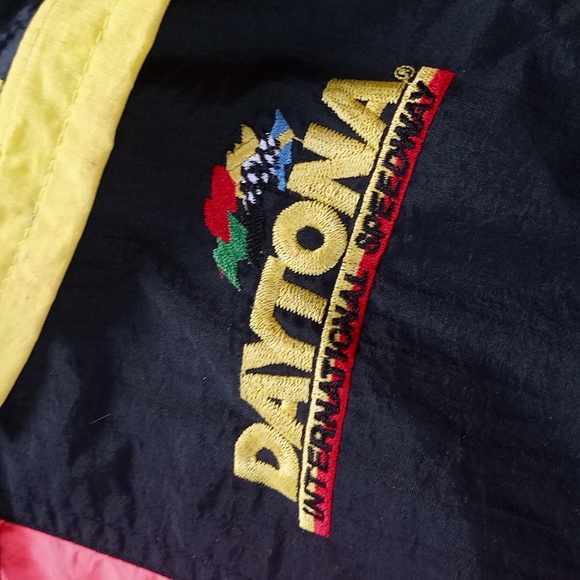 Vintage 90s Daytona International Speedway Style Auto Racing Windbreaker Jacket - Picture 3 of 12